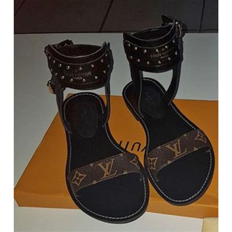 louis vuitton sandals with lock|louis vuitton sandals women's.